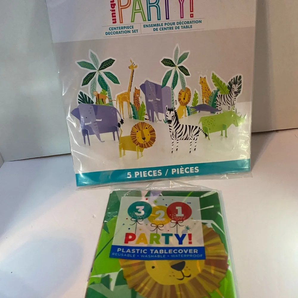 Jungle Animal  Decoration combo - Multicolor